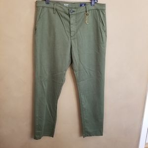 Ag Adriano Goldschmied Olive Green Trousers